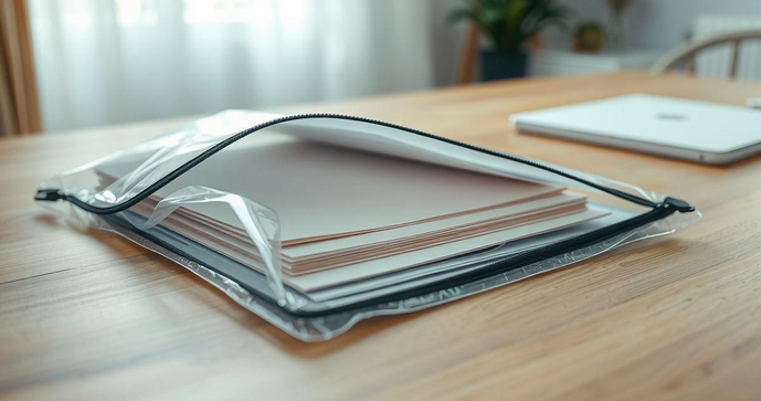 Envelope plástico com zíper: a solução prática para organização e proteção de documentos