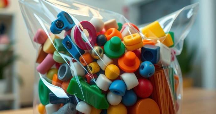 Saco plástico com fecho zip é a solução ideal para organização e armazenamento eficiente