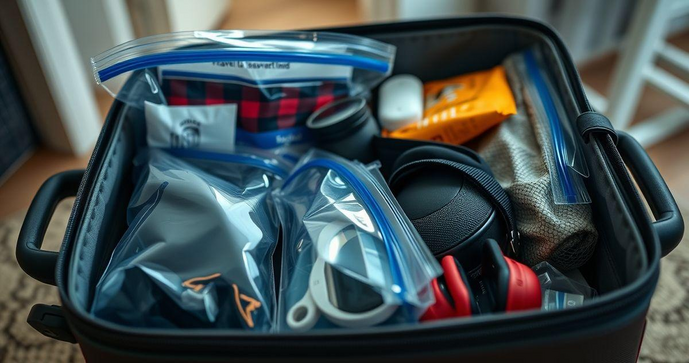 Saco Ziplock para Viagem é a Solução Prática para Organizar sua Mala