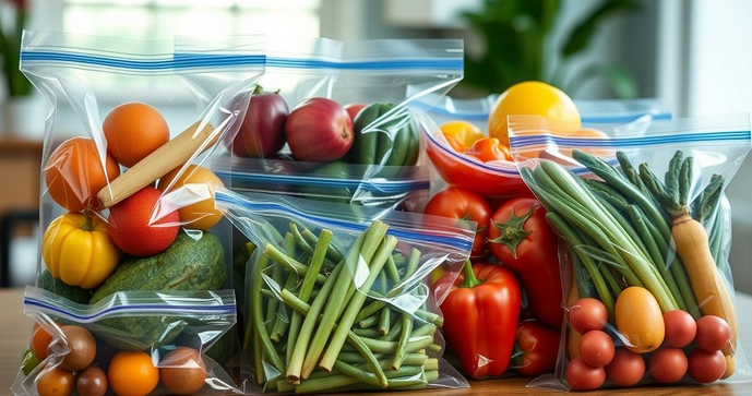 Saco Ziplock Tamanhos Ideais para Organizar e Proteger Seus Alimentos