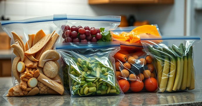 Sacolas Ziplock: Descubra Vantagens e Dicas de Uso para Organizar sua Cozinha