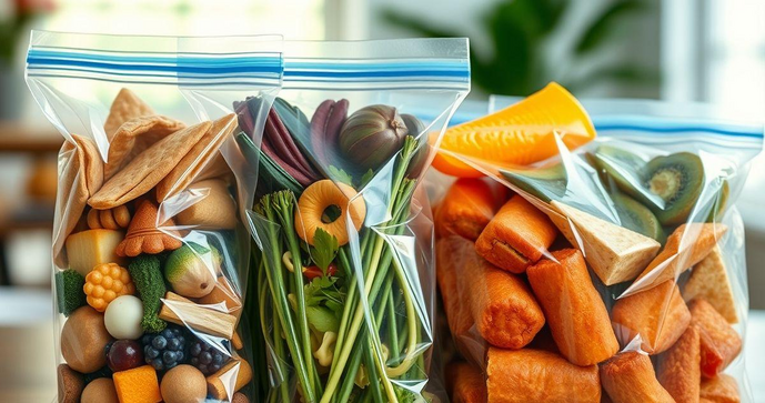 Saco com fecho ziplock é ideal para armazenamento seguro e prático