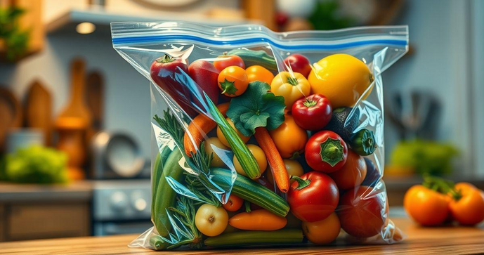 Saco ziplock grande é a solução ideal para organizar e preservar seus alimentos e objetos