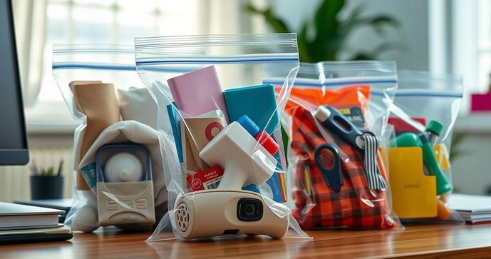 Sacos com fecho zip: praticidade e segurança para armazenamento